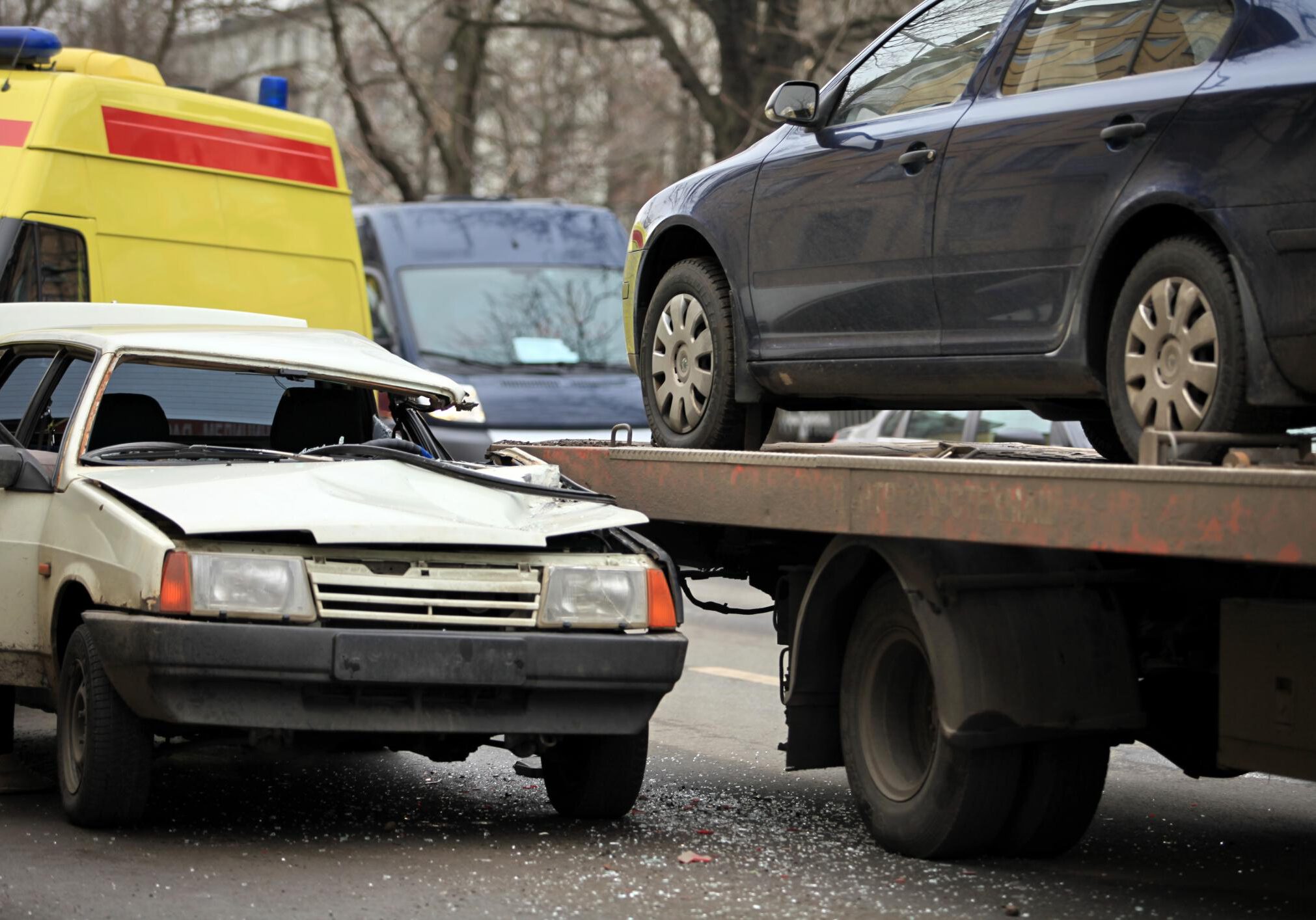 This is a picture of an auto towing.