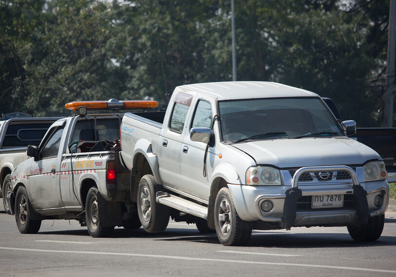 This is a picture of a tow truck services.